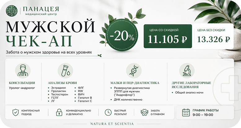 Мужской чек-ап